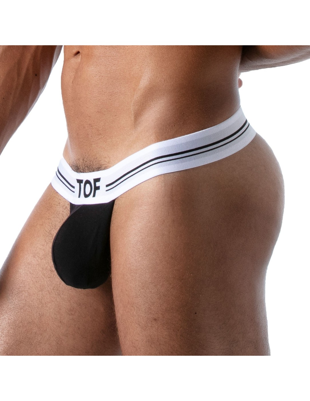TOF Paris - French Stringless Thong - Μαύρο