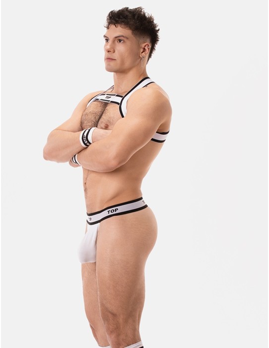 Barcode Berlin - Identity Suspender Top - Άσπρο 2