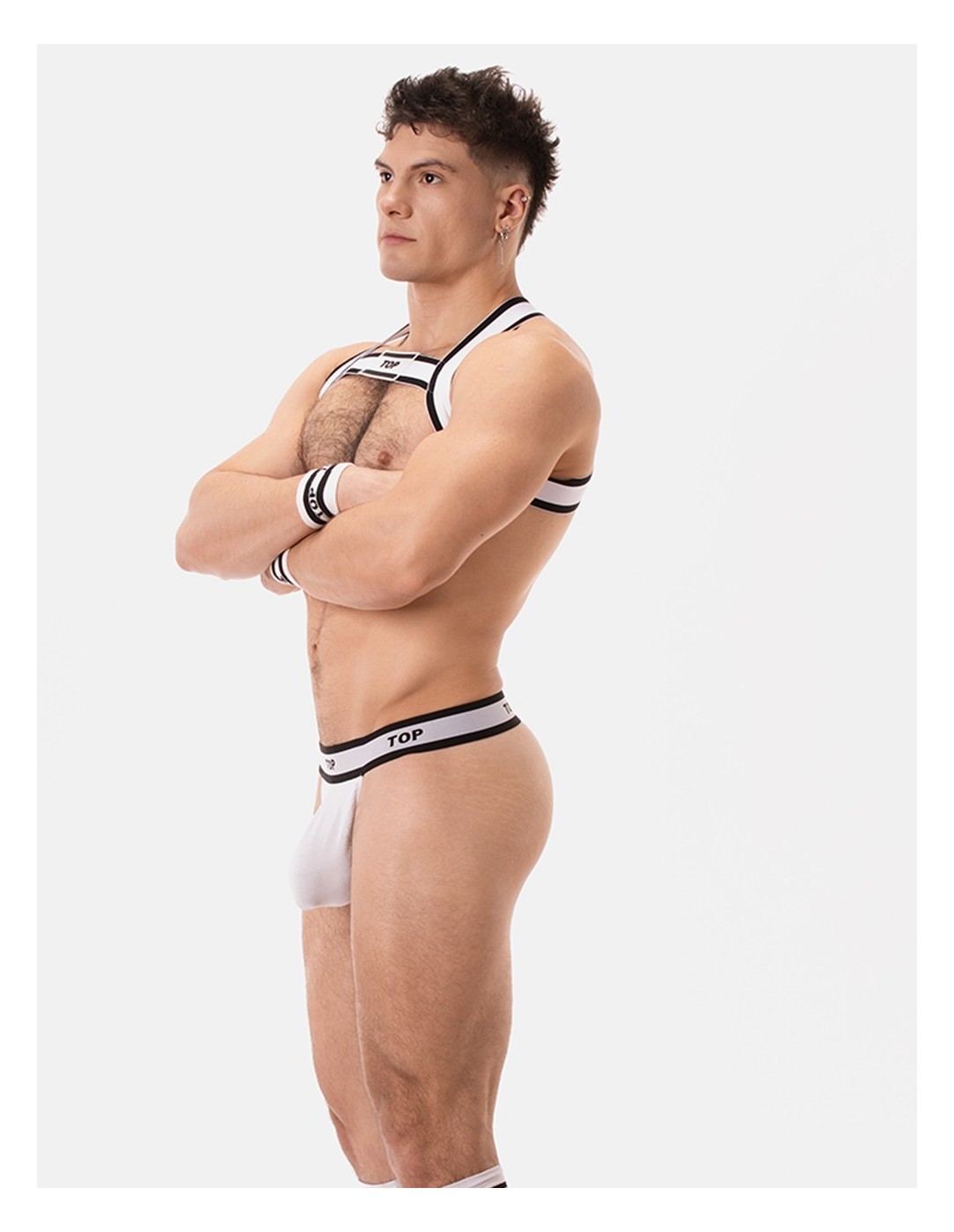 Barcode Berlin - Identity Suspender Top - Άσπρο