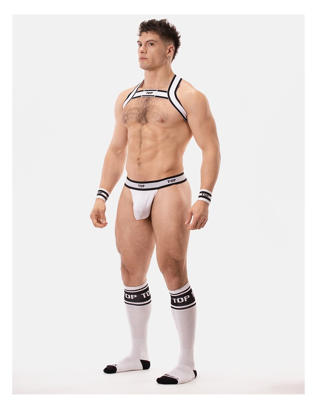 Barcode Berlin - Identity Suspender Top - Άσπρο