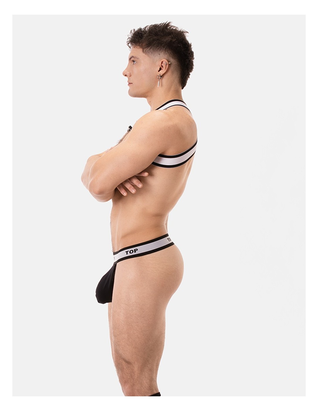 Barcode Berlin - Identity Suspender Top - Μαύρο