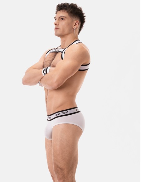 Barcode Berlin - Identity Backless Briefs Bottom - White