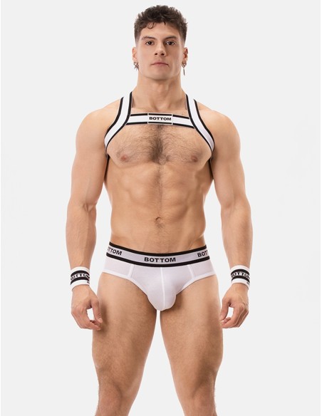Barcode Berlin - Identity Backless Briefs Bottom - White