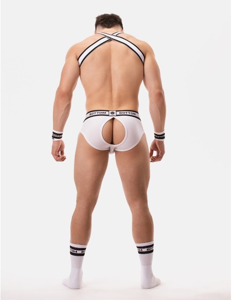 Barcode Berlin - Identity Backless Briefs Bottom - White