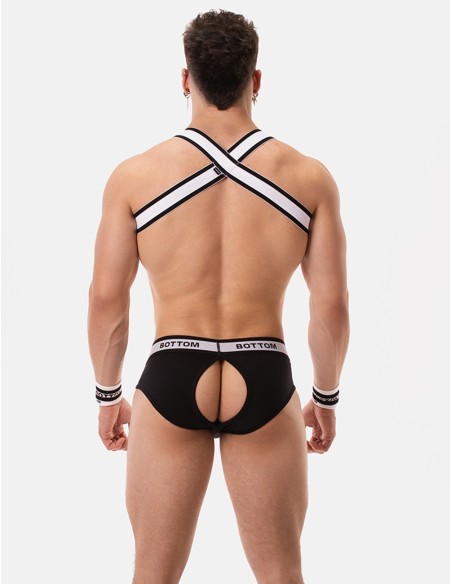 Barcode Berlin - Identity Backless Briefs Bottom - Black