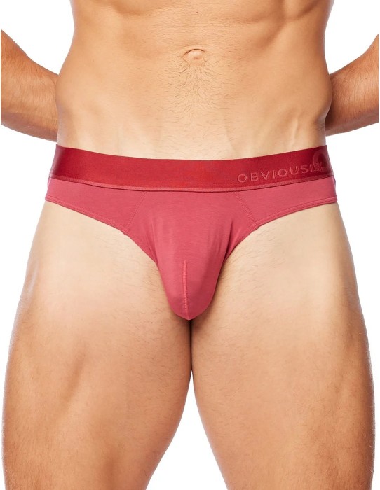 Obviously Apparel - PrimeMan Hipster Σλιπ - Brick Κόκκινο