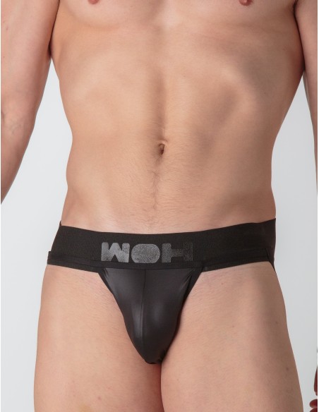 WOH - Night Universe Jockstrap - Black Leatherette