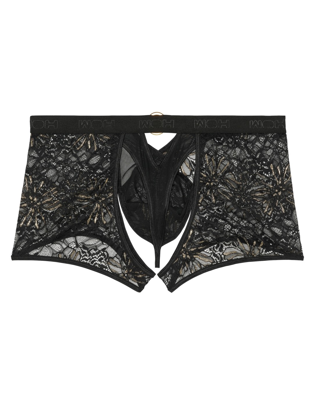 WOH - Pure Seduction Gold Lace Μπόξερ Thong -...