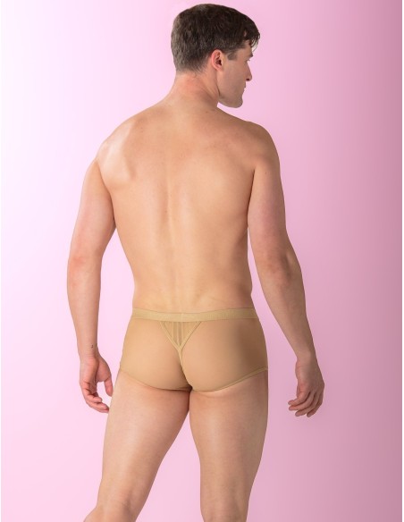 WOH - Personal Allure Stripe Μπόξερ - Μπεζ