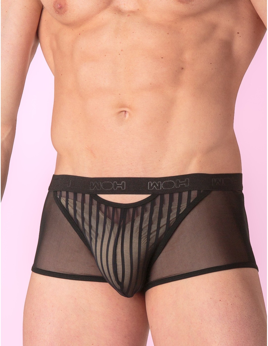 WOH - Personal Allure Stripe Μπόξερ - Μαύρο