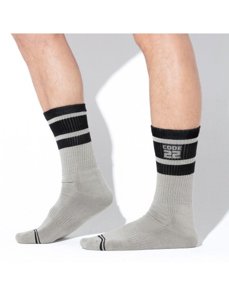 CODE 22 - Essential Crew Socks - Khaki