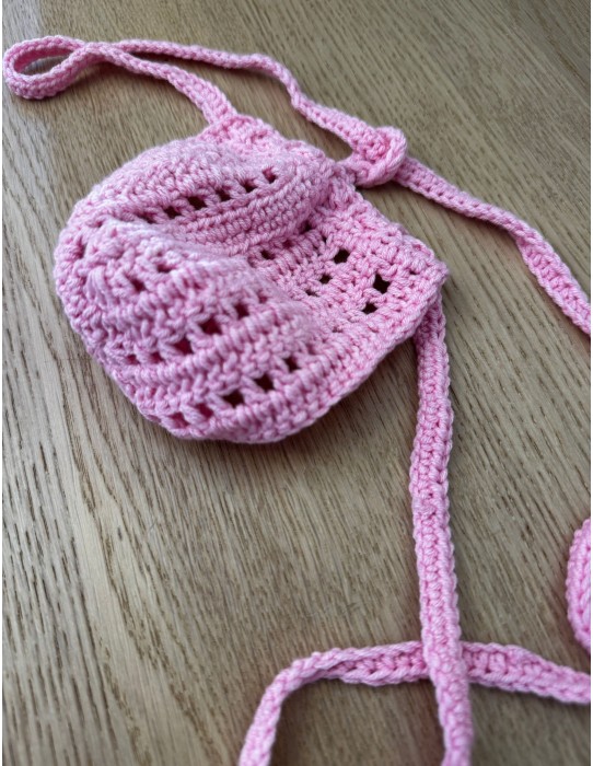 Plexis Wear - Crochet String - Pink