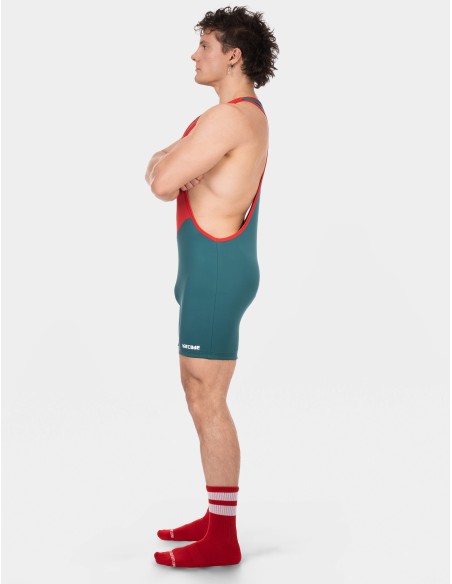 Barcode Berlin - Singlet Luckenwalde - Red - White - Petrol