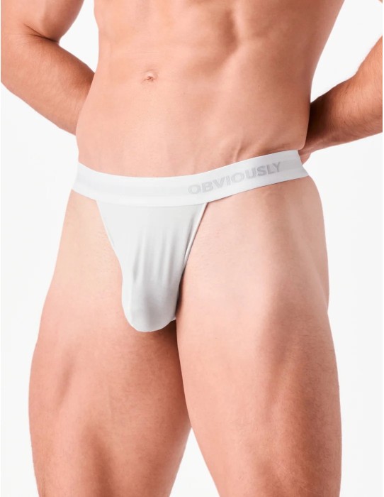 Obviously Apparel - PrimeMan Thong - White 2
