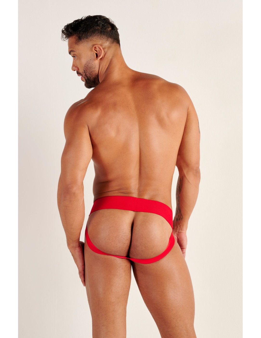 WOH - Night Universe Jockstrap - Red Leatherette