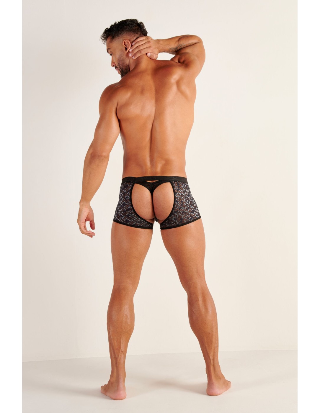 WOH - Pure Seduction Octagonal Lace Μπόξερ...
