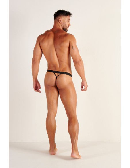 WOH - Pure Seduction Octagonal Lace Thong - Μαύρο