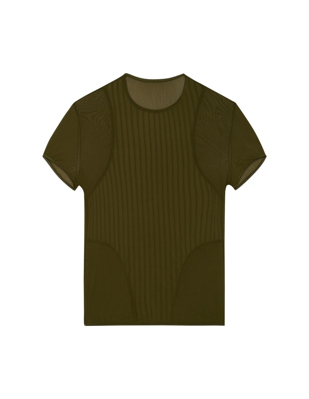 WOH - Personal Allure Stripe T-Shirt - Λαδί