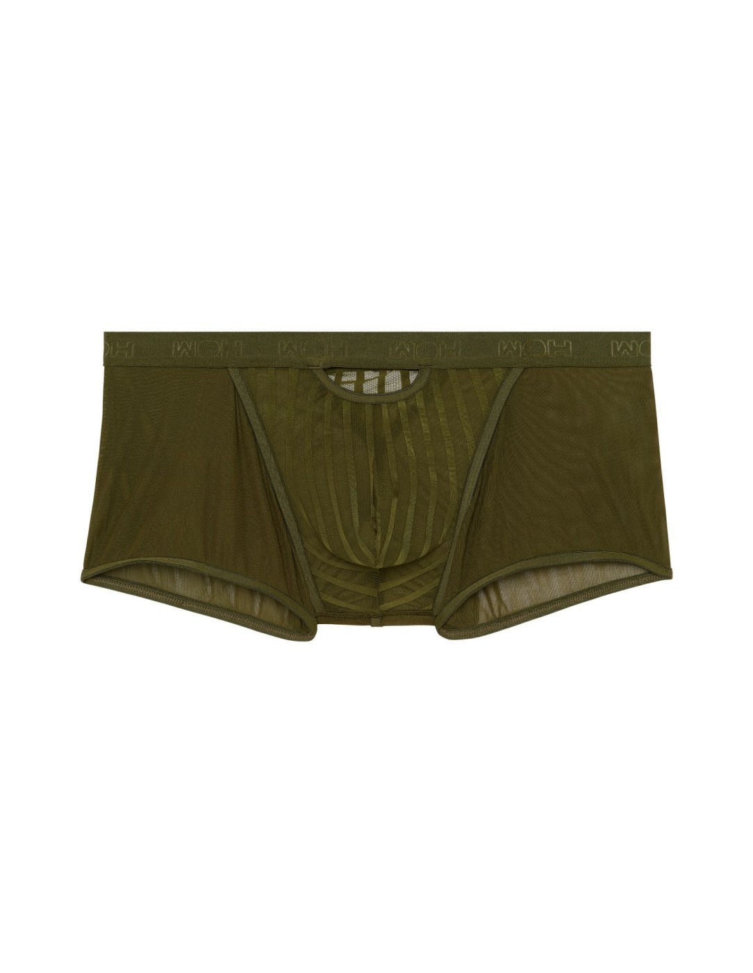 WOH - Personal Allure Stripe Μπόξερ - Λαδί