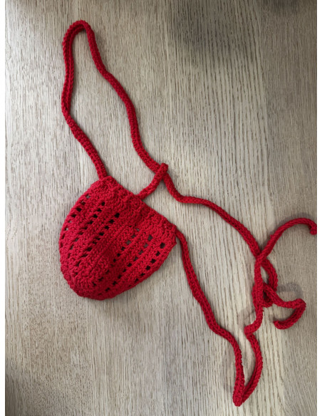 Plexis Wear - Crochet String - Κόκκινο
