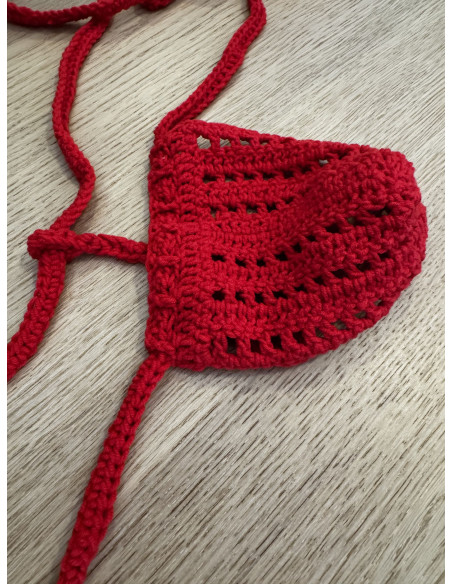 Plexis Wear - Crochet String - Κόκκινο