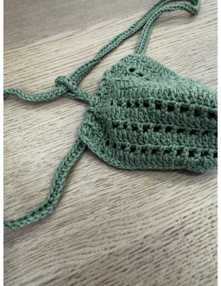 Plexis Wear - Crochet String - Ανοιχτό Πράσινο