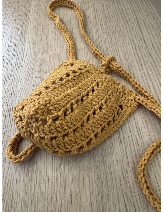 Plexis Wear - Crochet String - Μουσταρδί