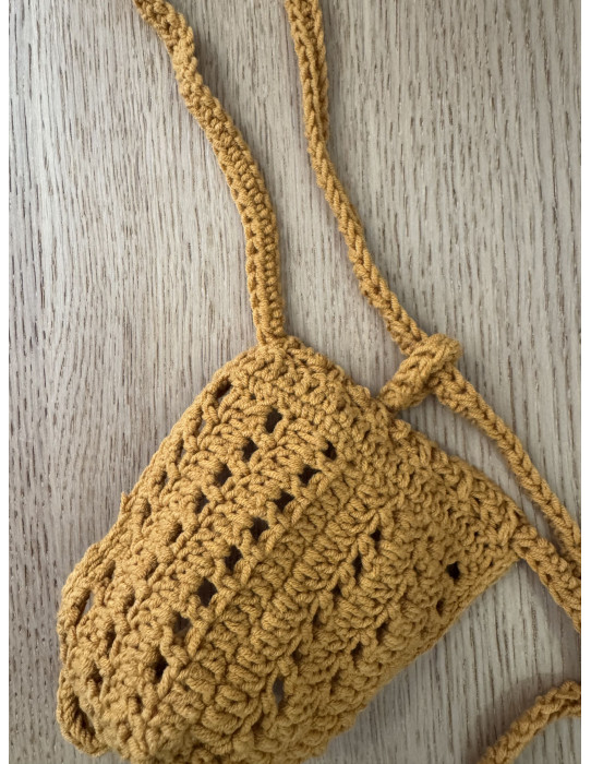 Plexis Wear - Crochet String - Μουσταρδί 2