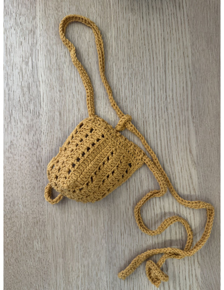 Plexis Wear - Crochet String - Μουσταρδί