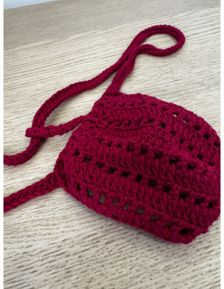 Plexis Wear - Crochet String - Κόκκινο Κερασί