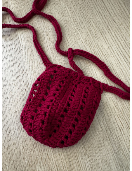 Plexis Wear - Crochet String - Κόκκινο Κερασί