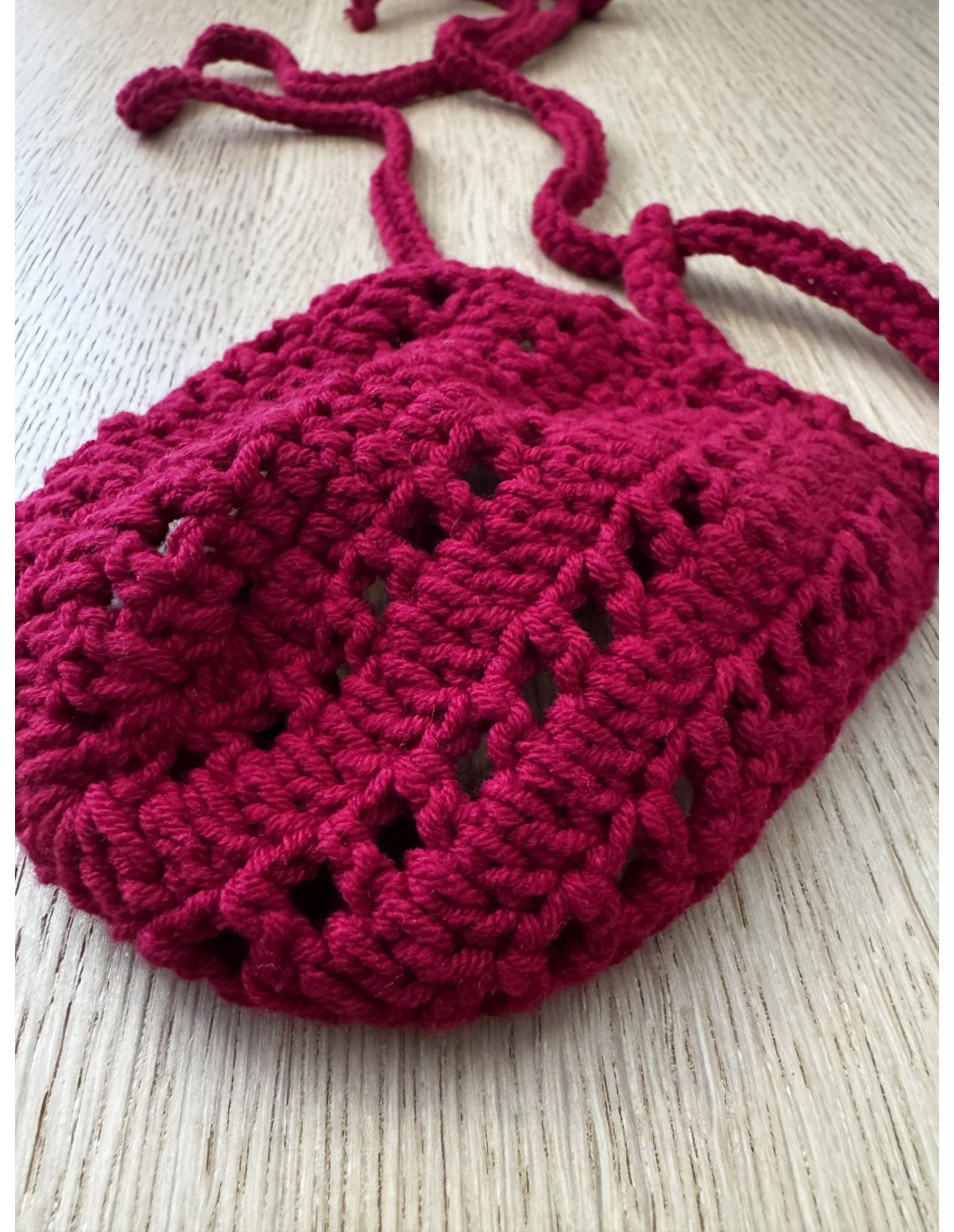 Plexis Wear - Crochet String - Κόκκινο Κερασί