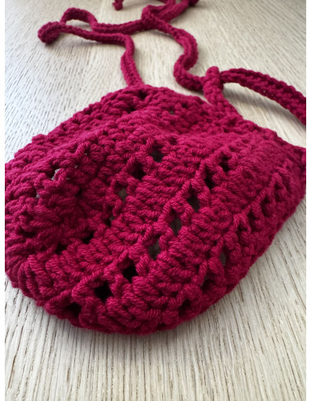 Plexis Wear - Crochet String - Κόκκινο Κερασί