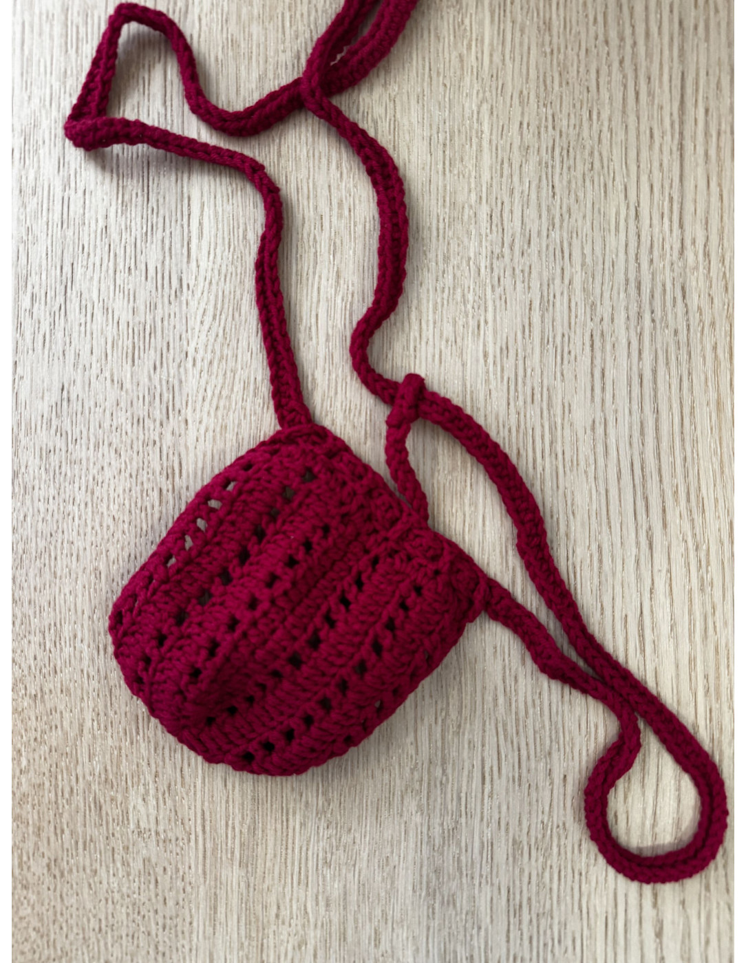 Plexis Wear - Crochet String - Κόκκινο Κερασί