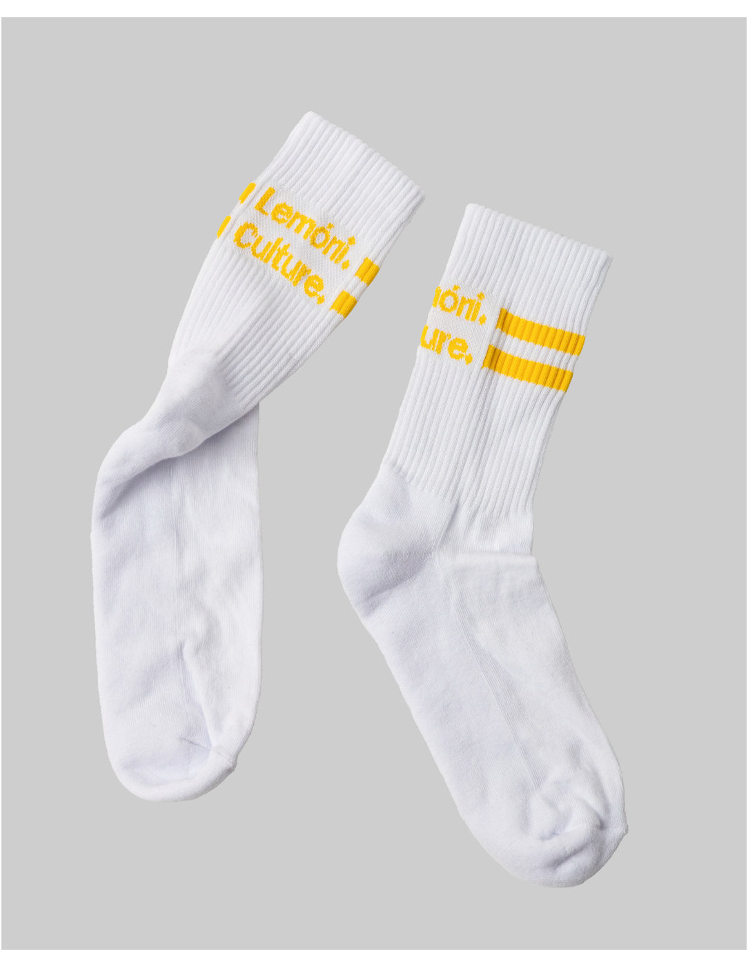 Lemoni Culture - The Two-Stripe Culture Socks -...