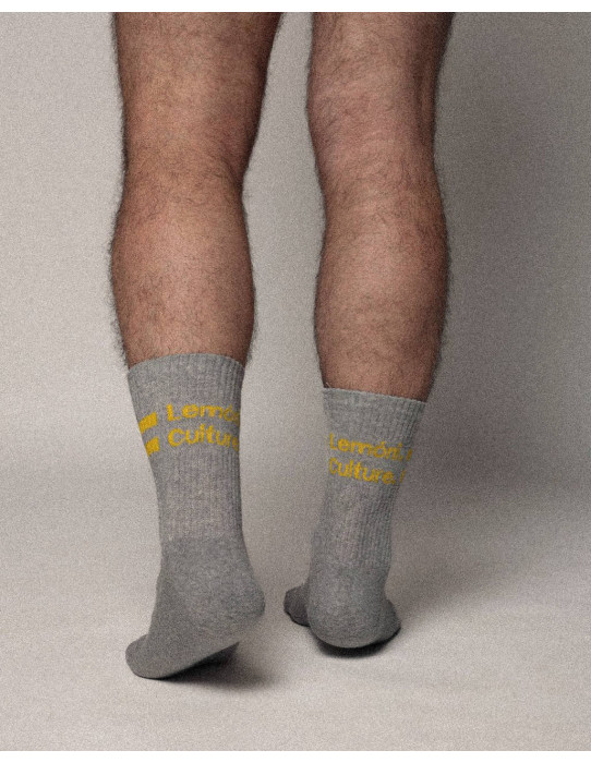 Lemoni Culture - The Two-Stripe Culture Socks - Grey 2