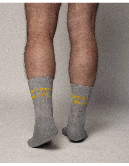 Lemoni Culture - The Two-Stripe Culture Socks - Grey