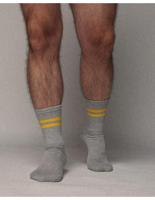 Lemoni Culture - The Two-Stripe Culture Socks - Grey