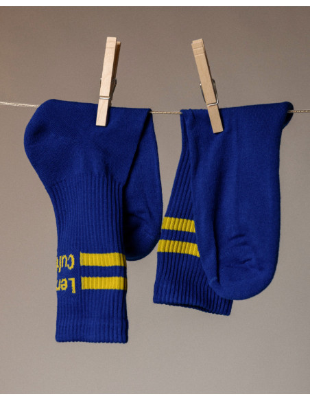 Lemoni Culture - The Two-Stripe Culture Socks - Blue