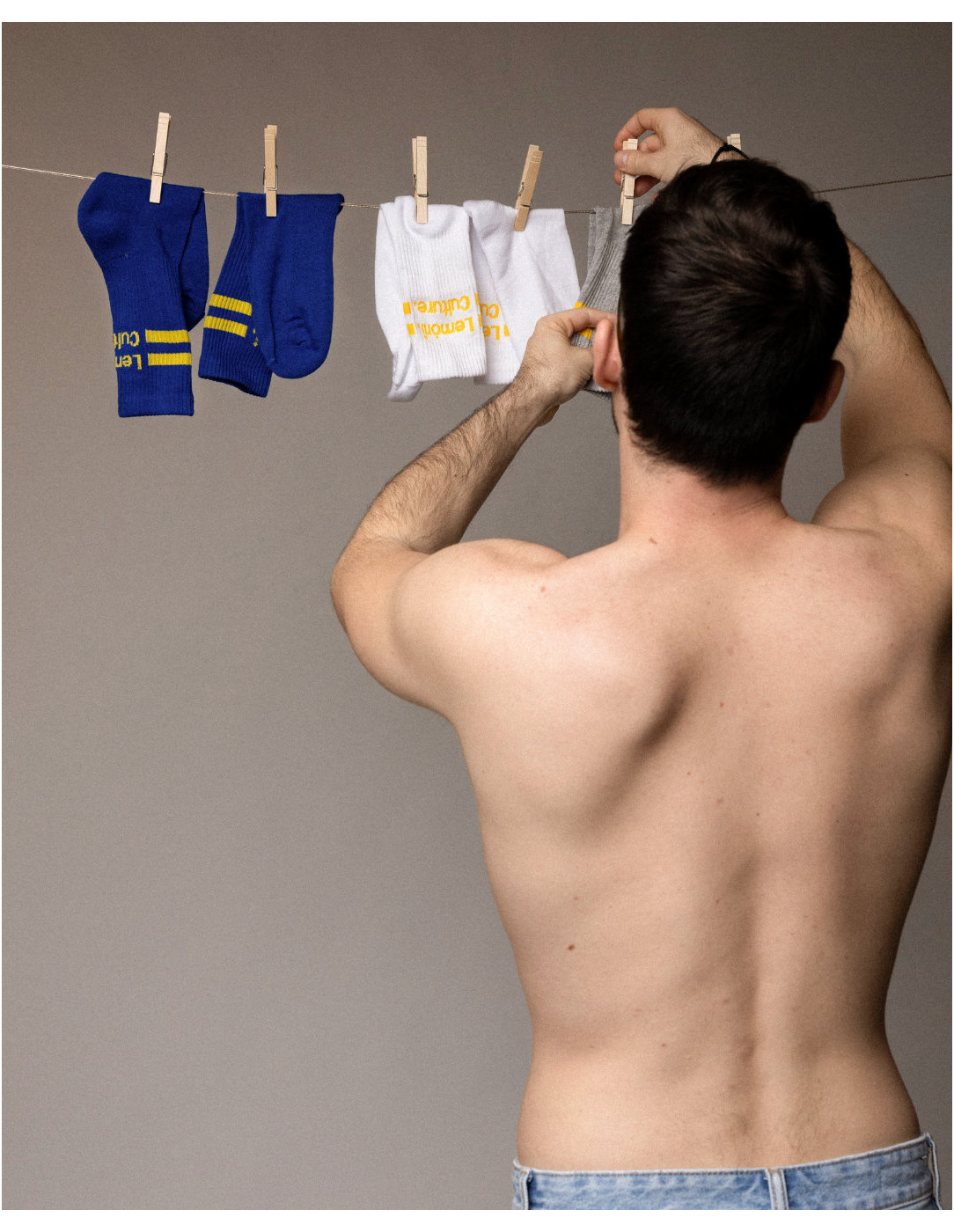 Lemoni Culture - The Two-Stripe Culture Socks -...