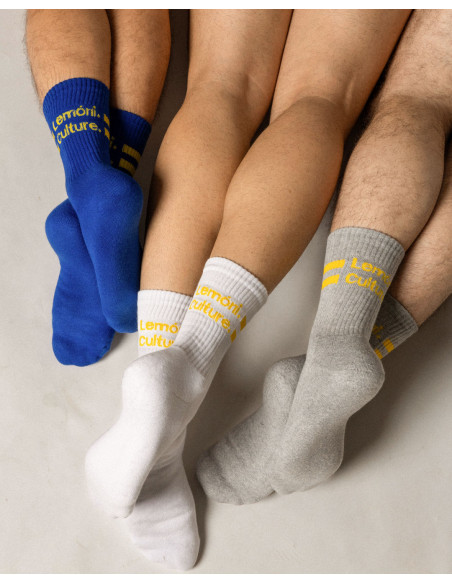 Lemoni Culture - The Two-Stripe Culture Socks - 3-Pack