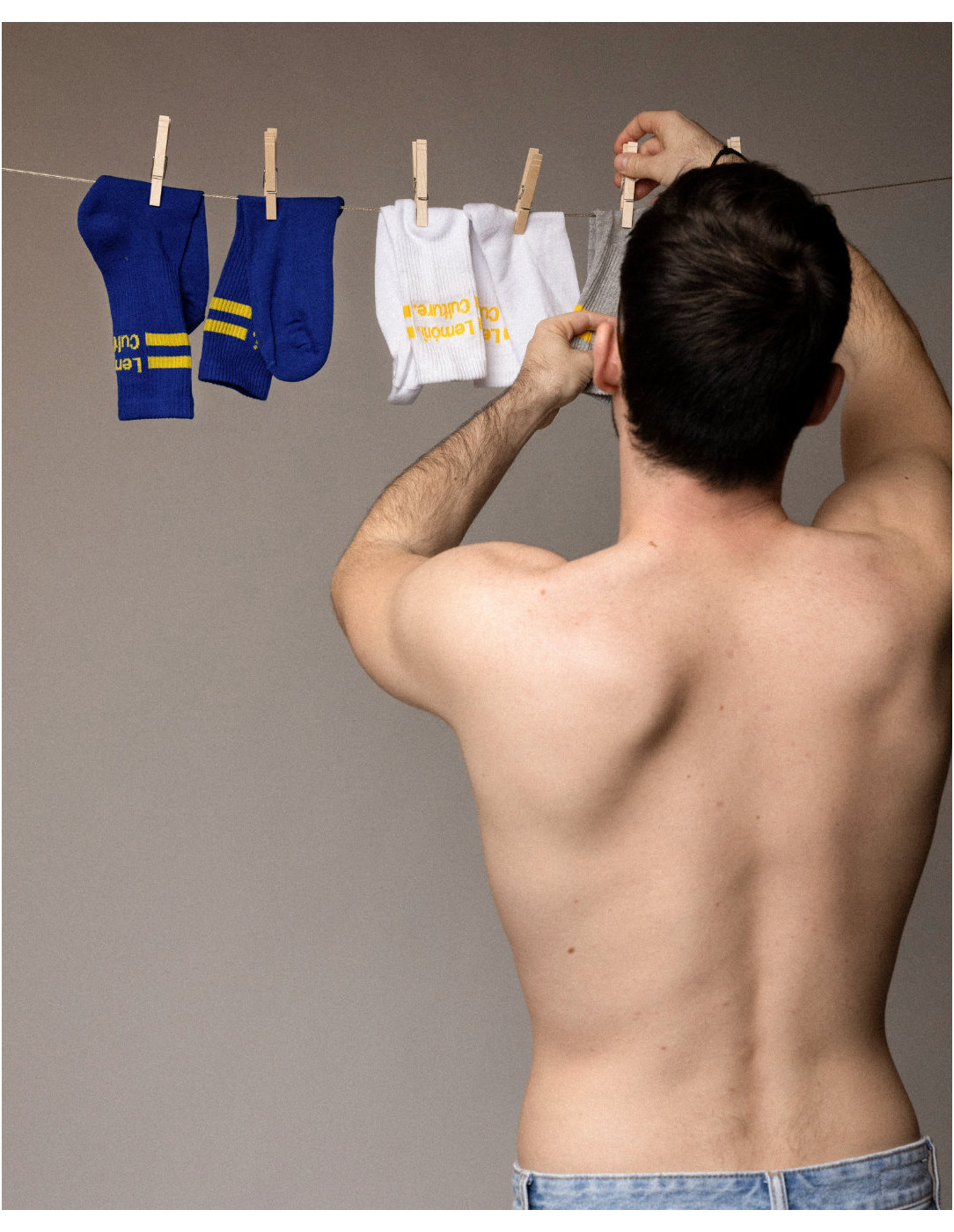 Lemoni Culture - The Two-Stripe Culture Socks -...