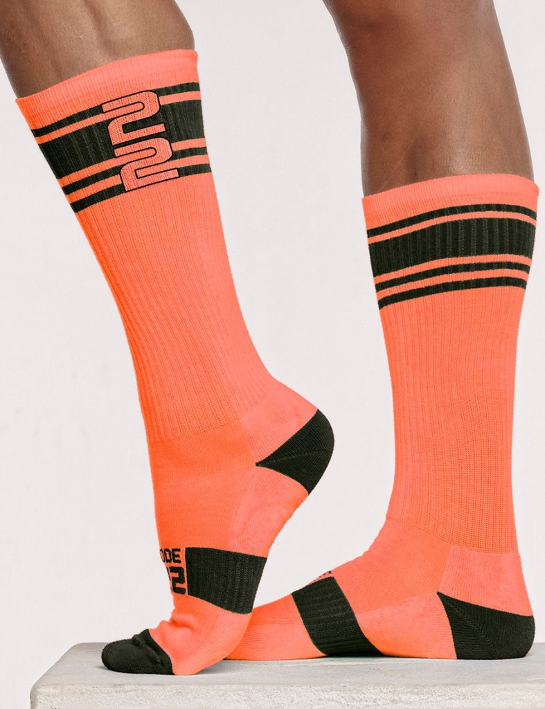 CODE 22 - Active Neon Κάλτσες - Πορτοκαλί
